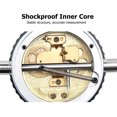 thumbnail image 2 of Metric Dial Indicator, Dial Indicator ,Gear Marking Compound,Mechanical Dial Test Indicator High Accuracy Pointer Type Dial Gauge for Instrument Measurement[0-10mm], 2 of 9