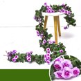 thumbnail image 3 of Guirlande de Roses Artificielles Suspendue Simple Fausse Vigne de Roses Guirlande Florale Décoration, 3 of 10