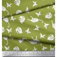 thumbnail image 3 of Soimoi Polyester Crepe Fabric Bird & Cat Animal Print Fabric by Yard 52 Inch Wide, 3 of 3