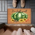 thumbnail image 4 of yulier Door Mat Fall Decor Pumpkins Pattern Doormat Welcome Mat for Front Door, Thanksgiving Halloween Decorations, 16 x 24 In, 4 of 5