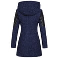 thumbnail image 3 of LSLJS Manteau Ajusté Chaud pour Femmes, Manteau Épais, Manteau d'Hiver, Manteau à Capuche avec Fermeture Éclair, 3 of 6