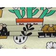 thumbnail image 5 of oneOone Silk Tabby Fabric Leaves & Floral Block Fabric Prints By Yard 42 Inch Wide, 5 of 5