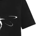 thumbnail image 4 of CEHVOM T-shirt à Col Rond Ample à Manches Courtes pour Femmes, Mode Décontractée, Imprimé, Chandail, 4 of 4