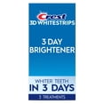 thumbnail image 1 of Crest 3DWhitestrips 3 Day Brightener At-Home Teeth Whitening Kit, 3 Treatments, Whiter Teeth in 3 Days, 1 of 12