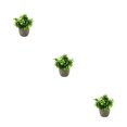thumbnail image 2 of Decodeary Green Eco-friendly Artificial Money Tree In Pot Long-lasting Durability Realistic Appearance new blue babysbreath 3Set, 2 of 6