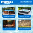 thumbnail image 3 of Swimline HydroTools HydroFlo 1,0 HP 2 Vitesses Pompe de Piscine à Éjection Verticale, 3 of 11