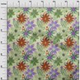 thumbnail image 3 of oneOone Tissu en Velours Vert Menthe Texture Florale Matériel de Robe Tissu Imprimé Tissu au Mètre 58 Pouces de Large, 3 of 4