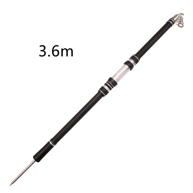 ziyahi Portable Long Section Fishing Rods Tight Rod Section Angling Equipment for Freshwater Saltwater