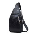 thumbnail image 4 of Bdday Sacs pour Femmes Sac à Bandoulière Sac à Dos Crossbody avec avec Trou pour Écouteurs Sangle Sac à Dos Sac à Dos de Randonnée Sac Bandoulière Polyvalent Sac de Poitrine Sac Messager pour Femmes Crossbody, 4 of 9