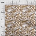 thumbnail image 2 of oneOone Silk Tabby Tan Fabric Florals Craft Projects Decor Fabric Printed By The Yard 42 Inch Wide, 2 of 4