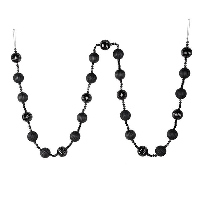 Vickerman M183517 Guirlande à Rayures Noires de 6 Pi