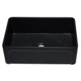 thumbnail image 3 of ALFI Brand AB3020SB-BM Évier de Cuisine de Style Ferme en Argile de Feu Simple Réversible de 30 Po - Noir Mat, 3 of 10