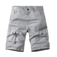 thumbnail image 2 of Shorts Cargo d'Entraînement pour Hommes Légers Randonnée Shorts à devant Plat Shorts de Travail Tactiques avec Multi-Poches, 2 of 6