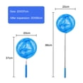 thumbnail image 2 of yulier Swimming Pool Skimmer Net with Telescopic Pole Pool Leaf Rake Leaf Skimmer Fine Mesh Rake Net Pool Cleaner Supplies for Cleaning Swimming Pool Pond Spa, 2 of 8