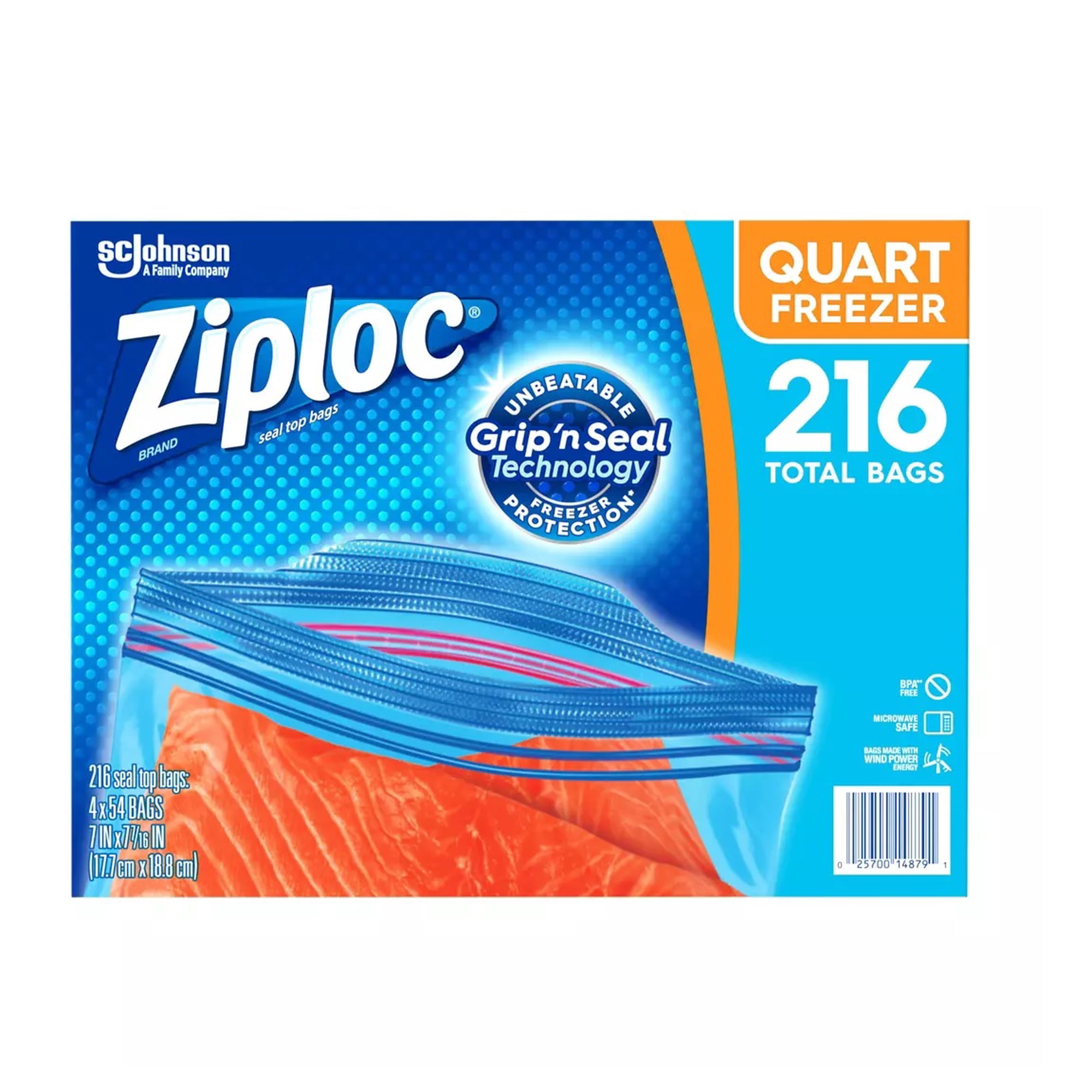 Ziploc Quart Freezer Bags, 216 ct. - Walmart.ca