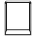 thumbnail image 2 of vidaXL Console Table Transparent 60x35x75 cm Tempered Glass, 2 of 5