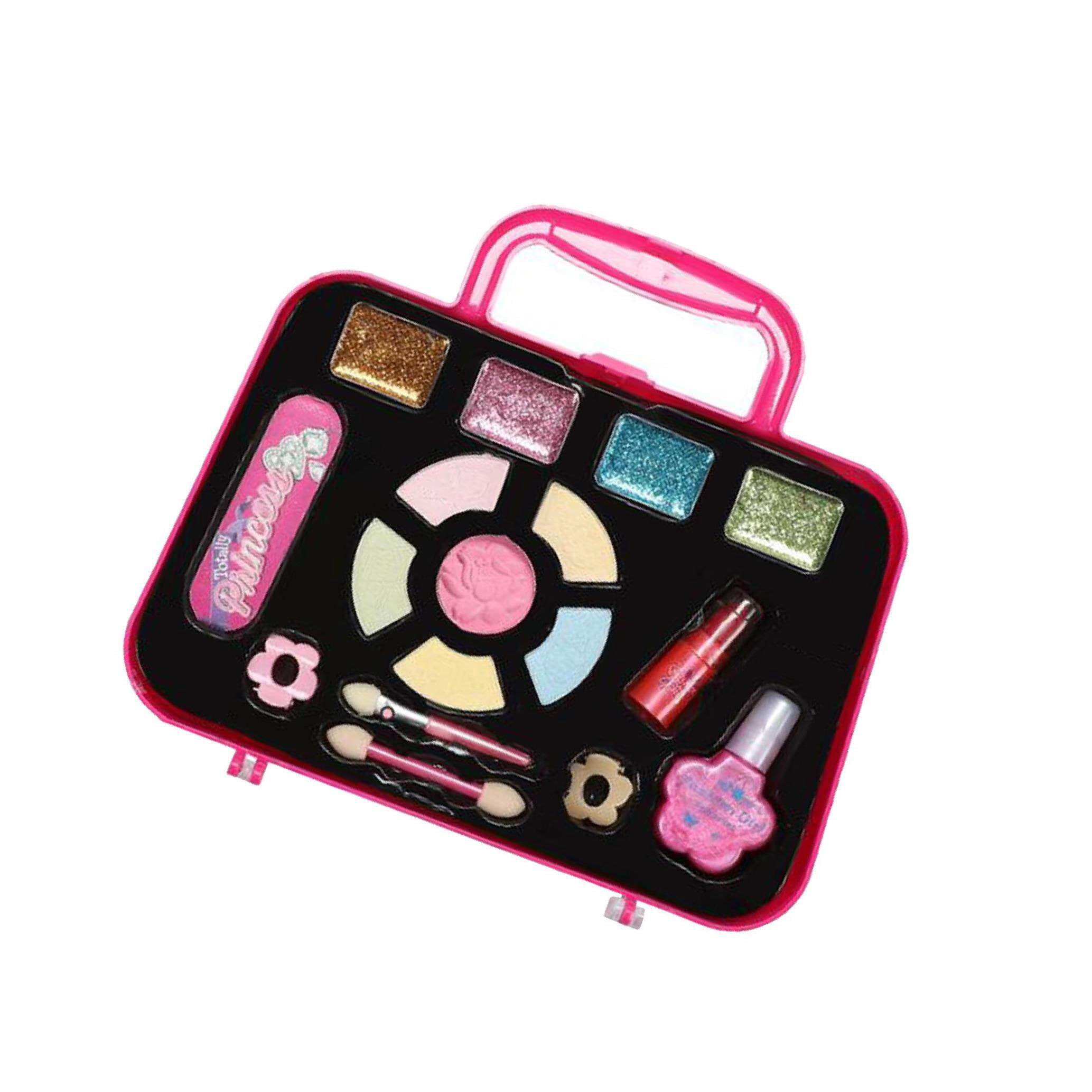 Ensemble de Maquillage pour Filles Palette Sac à Main Enfants Ombre à Paupières Jeu de Rôle Style 3