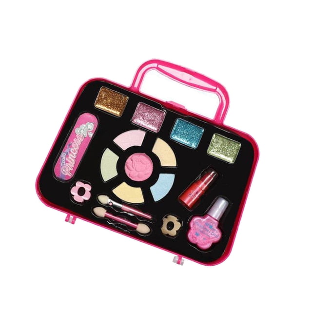 Girls Makeup Set Palette Handbag Kids Play Eyeshadow Pretend Play Style 3