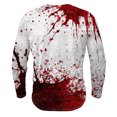 thumbnail image 3 of Pisexur Chandails en Molleton d'Halloween Col Rond Manches Longues Chemise Imprimé Graphique Amusant Chemises d'Halloween Mode Décontractée Chandail à Boutons Grande Taille Chandail en Molleton P-5TG, 3 of 4