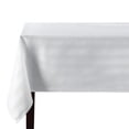thumbnail image 2 of Hometrends Microfiber Stripe Tablecloth 60x102, White, 2 of 6