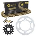 thumbnail image 1 of Niche Sprocket Chain Set for Suzuki DR350 14/47T 520 X-Ring Motorcycle MK1004703, 1 of 9