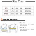 thumbnail image 3 of cfhntfmh Bras for Women Wireless Cute Seamless Front Closure Buttons Bras Convenient Adjustable Strap Plus Size Bras, 3 of 7