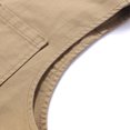 thumbnail image 3 of Youkk Classic And Versatile Dad Wear Waistcoat With Multiple Pockets Multi-pockets khaki 5XL 1Set, 3 of 6