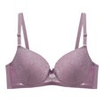 thumbnail image 2 of Weiqiqre Bras for Women Back Fat Smoothing Bra Lace Underwire Full Coverage Padded Bras with Support, 2 of 4