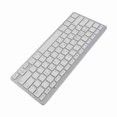 thumbnail image 1 of Clavier Bilingue Super Mince Sans Fil Confortable pour PC Ordinateur Portable Tablette Design Ergonomique Argent, 1 of 7