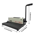 thumbnail image 2 of Electric Spiral Coil Paper Punching Machine Metal Based Spiral Coil Binding Machine Binder, 2 of 16