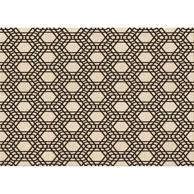 Ahgly Company Tapis d'Intérieur Rectangulaire Transitionnel Brun Chocolat Lavable à la Machine, 7 Pieds x 10 Pieds