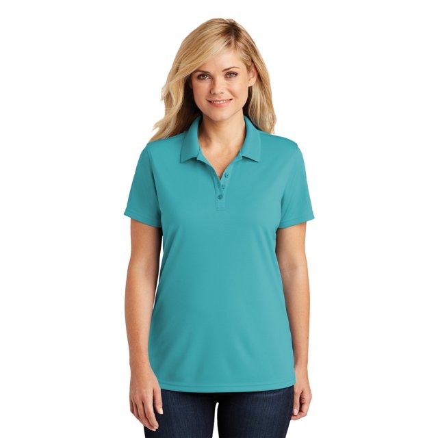 Port Authority Polo en Micro-Maille UV pour Femmes