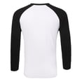 thumbnail image 4 of vdgthytj T-Shirts pour Hommes Tendance à Blocs de Couleur Col Rond Manches Longues Chandail T-Shirts Vintage Slim Basiques Raglan Tops, 4 of 7