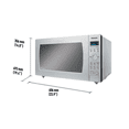 thumbnail image 3 of Open Box – Panasonic NN-SE996S Genius® Prestige® 2.2 Cu. Ft. Countertop Microwave Oven, Stainless Steel, 3 of 4