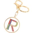 thumbnail image 1 of Letter Keychain,26 Letters A-Z Decorative Letter Keychain,Name Keychain for Women Girls Men Teenager Gift, 1 of 5