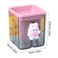 thumbnail image 3 of EGNMCR Home Office Furniture Double Hole Pencil Sharpener Small Portable Pencil Sharpener Pencil Sharpener Student Stationery Learning Tool Plastics pencil sharpener, 3 of 6