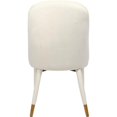 thumbnail image 1 of Meridian Furniture Belle Dining Chair, Cream Velvet (Set of 2), 1 of 5