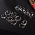 thumbnail image 4 of LEEYNEER 12Pcs Silver Alloy Adjustable Toe Rings Jewelry Foot Retro Style  Women, 4 of 6