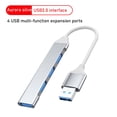 thumbnail image 4 of Chmadoxn Mini USB Hub Extensions, 4 Port USB , USB Adapter Station, Slim Portable Data Hub, USB Splitter Aluminum Expansion dock, 4 of 7