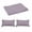 Light purple, variant on HCBY Machine Washable Solid Color Sheet Set, 3-Piece - Comfortable, Cooling, Wrinkle-Free Polyester with Washed Cotton Feel, Includes Flat Sheet (90"x59") and 2 Pillowcases, dark red