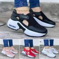 thumbnail image 2 of Chaussures Orthopédiques pour Femmes Semelle Coussinée Volantes Tissées pour Couple Marche Décontractée, 2 of 6