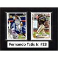 thumbnail image 1 of C&I Collectables 68TATIS2C MLB 6"X8" Fernando Tatis Jr. San Diego Padres Two Card Plaque, 1 of 1