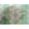 thumbnail image 4 of oneOone Tissu en Coton et Soie Imprimé Géométrique Triangle & Hexagone BTY 42 Pouces de Large, 4 of 4