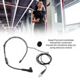thumbnail image 4 of Professional Headworn Microphone Clear Sound Reproduction, Weather Proof, Sweat Proof, Lightweight, With Windscreen For PGA31 SM31 SM35 Fitness Headphone, 4 of 8