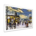 thumbnail image 2 of Designart Paris In Christmas Winter I Traditional Framed Wall Art, 2 of 4