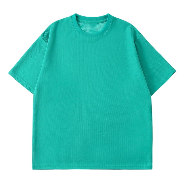 Dvkptbk Men Mode Décontractée Chandail Col Rond Manches Courtes T-Shirt Tops en Liquidation