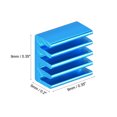 thumbnail image 3 of Unique Bargains 9x9x5mm Blue Sticky Aluminum Heatsink Electronics Cooler 10 Pcs, 3 of 4