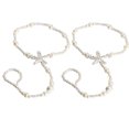 thumbnail image 1 of MasteelfCA 2 Pcs Chaînes de Cheville à la Mode Décoratives Élastiques pour Mariée Bijoux, 1 of 7
