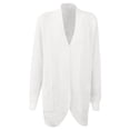 thumbnail image 4 of LOVZFMLL Cardigan for Women's Cardigan Color Coarse Knit Loose Oversized Knitwear, 4 of 6