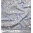 thumbnail image 1 of Soimoi Poly Georgette Fabric Flower Artistic Print Fabric by The Yard 52 Inch Wide, 1 of 3